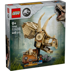 LEGO JURASSIC WORLD 76969 Szkielety dinozaurów: czaszka triceratopsa