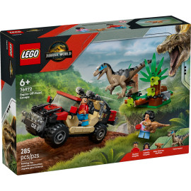 LEGO JURASSIC WORLD 76972 Ucieczka terenówką przed raptorem