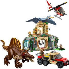 LEGO JURASSIC WORLD 76976 Powietrzna misja z kecalkoatlem i spinozaurem