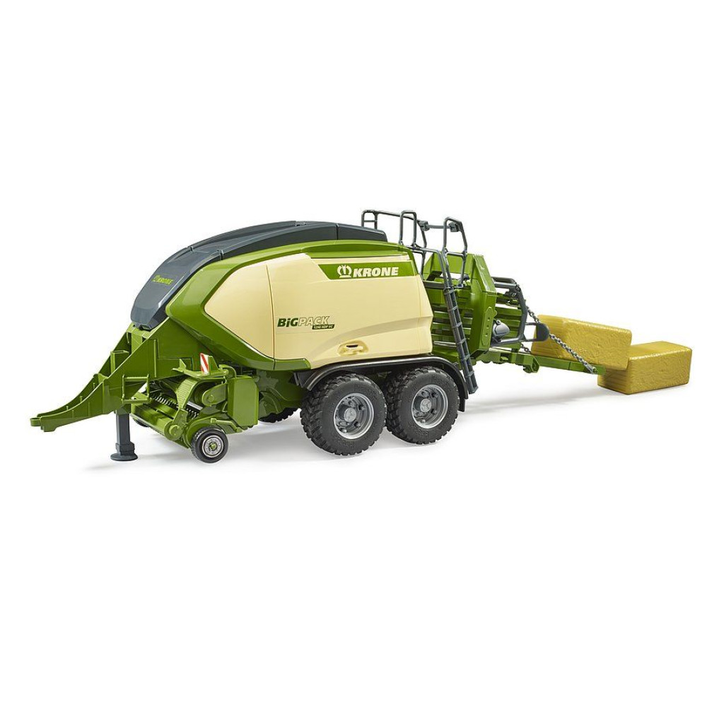 BRUDER 02033 Prasa kostkująca Krone Big Pack 1290 HDP VC z 2 kostkami