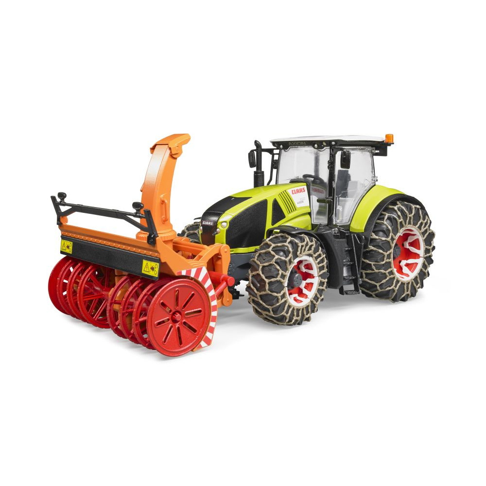 BRUDER 03017 Traktor Claas z pługiem śnieżnym