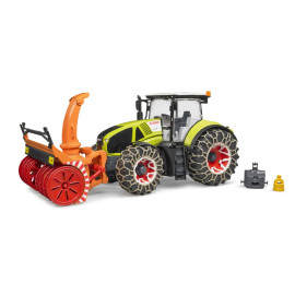 BRUDER 03017 Traktor Claas z pługiem śnieżnym