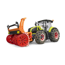 BRUDER 03017 Traktor Claas z pługiem śnieżnym