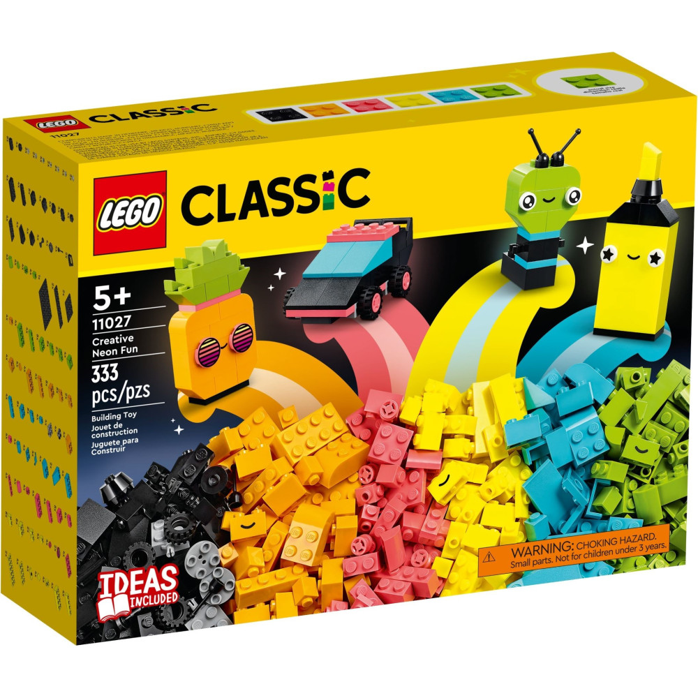 LEGO CLASSIC 11027 Kreatywna zabawa neonowymi kolorami