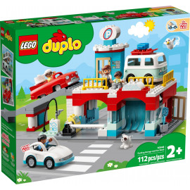 LEGO DUPLO 10948 Parking piętrowy i myjnia samochodowa