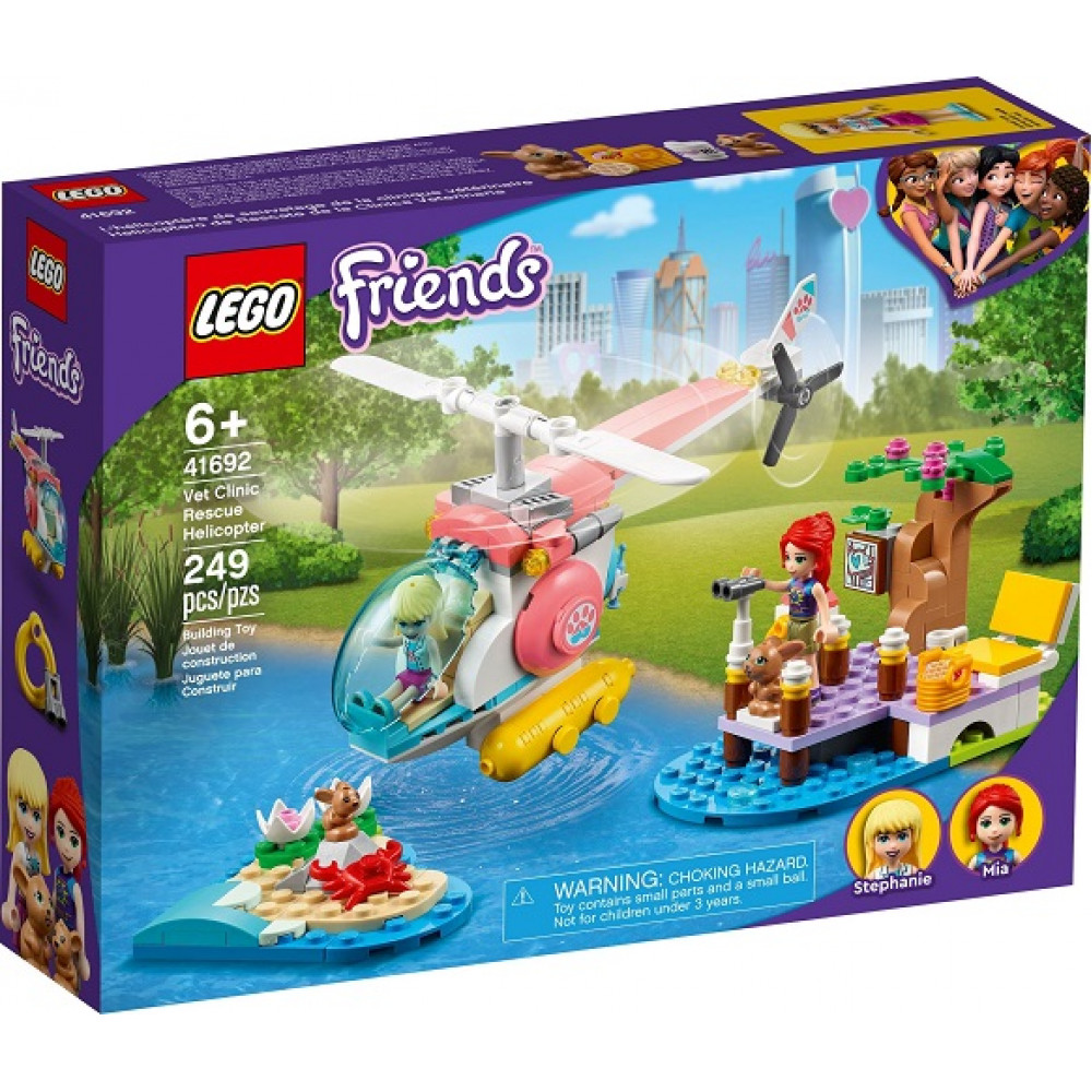 LEGO FRIENDS 41692 Weterynaryjny helikopter ratunkowy