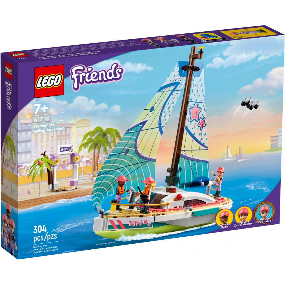 LEGO FRIENDS 41716 Stephanie i przygoda pod żaglami