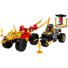 LEGO NINJAGO 71789 Bitwa samochodowo-motocyklowa między Kaiem a Rasem