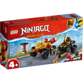 LEGO NINJAGO 71789 Bitwa samochodowo-motocyklowa między Kaiem a Rasem