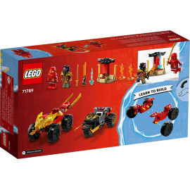 LEGO NINJAGO 71789 Bitwa samochodowo-motocyklowa między Kaiem a Rasem