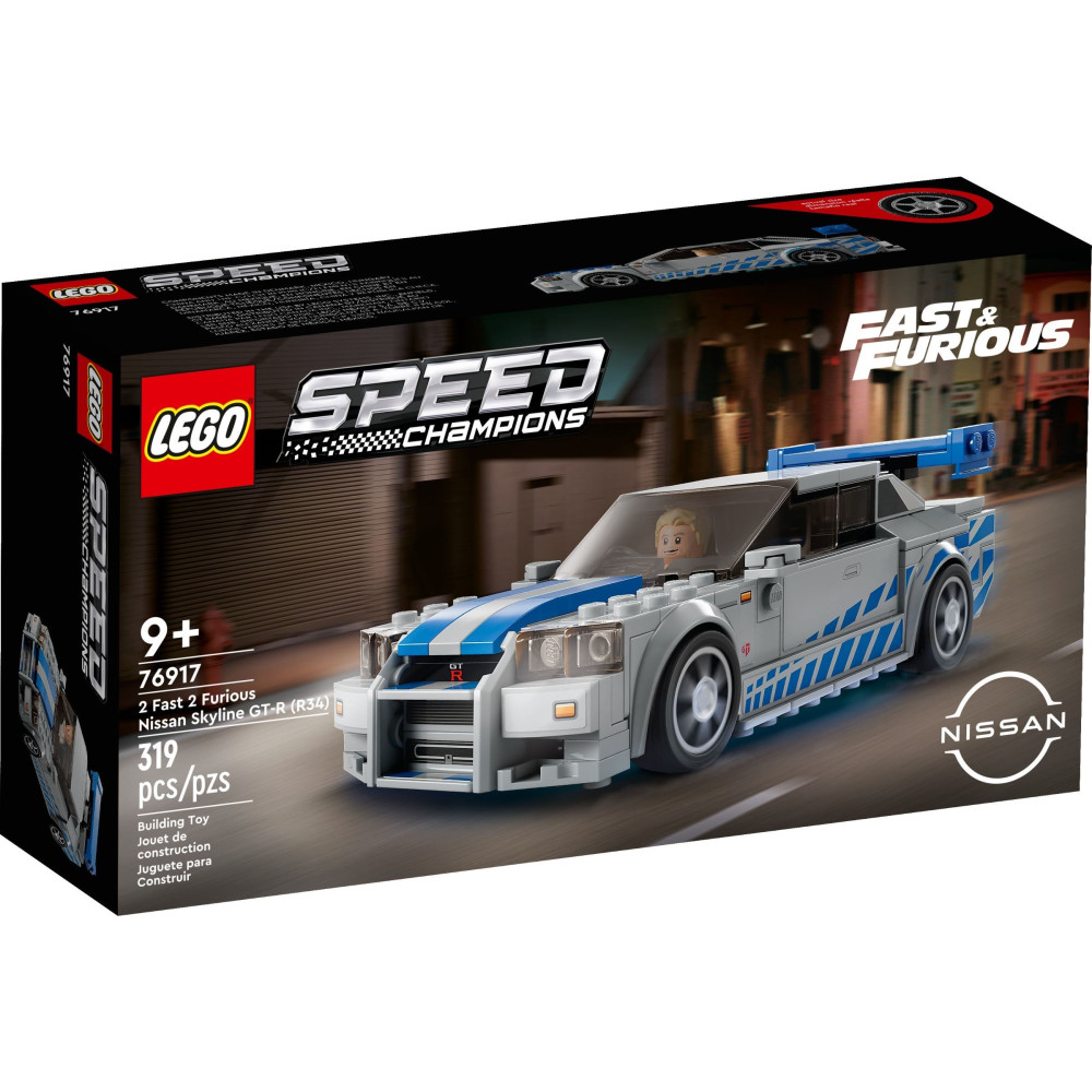 LEGO SPEED CHAMPIONS 76917 Nissan Skyline GT-R (R34) z filmu „Za szybcy, za wściekli”