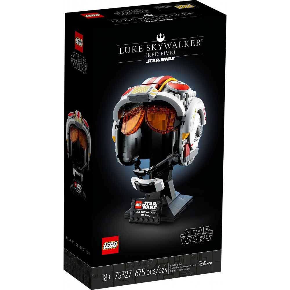 LEGO STAR WARS 75327 Hełm Luke’a Skywalkera — Czerwony Pięć